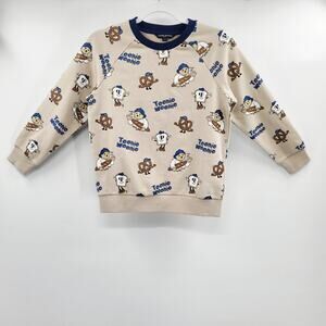 Teenie Weenie Kids Bear-Themed Sweater Multicolored Youth Size 150/72 or US 12